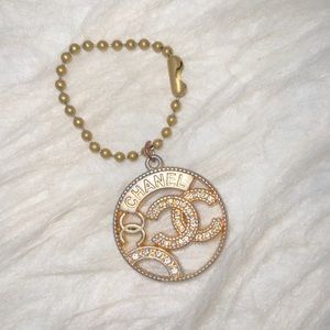Vintage Chanel Ball Chain Keychain